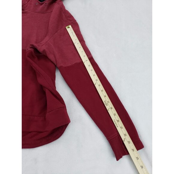 Adidas Hoodie Red M/L Adult Activewear Gym Casual Hoodie Kangaroo Pocket Warm - Picture 6 of 10